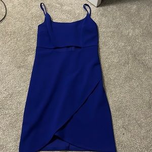 Morgan and Co Blue Dress